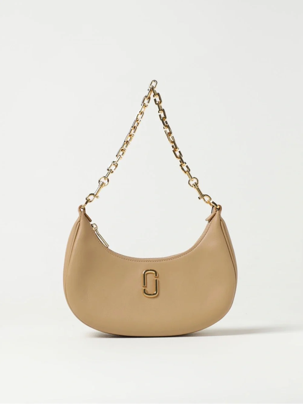 Marc Jacobs Tan Leather Shoulder Bag with Gold Chain - Picture 3 of 13